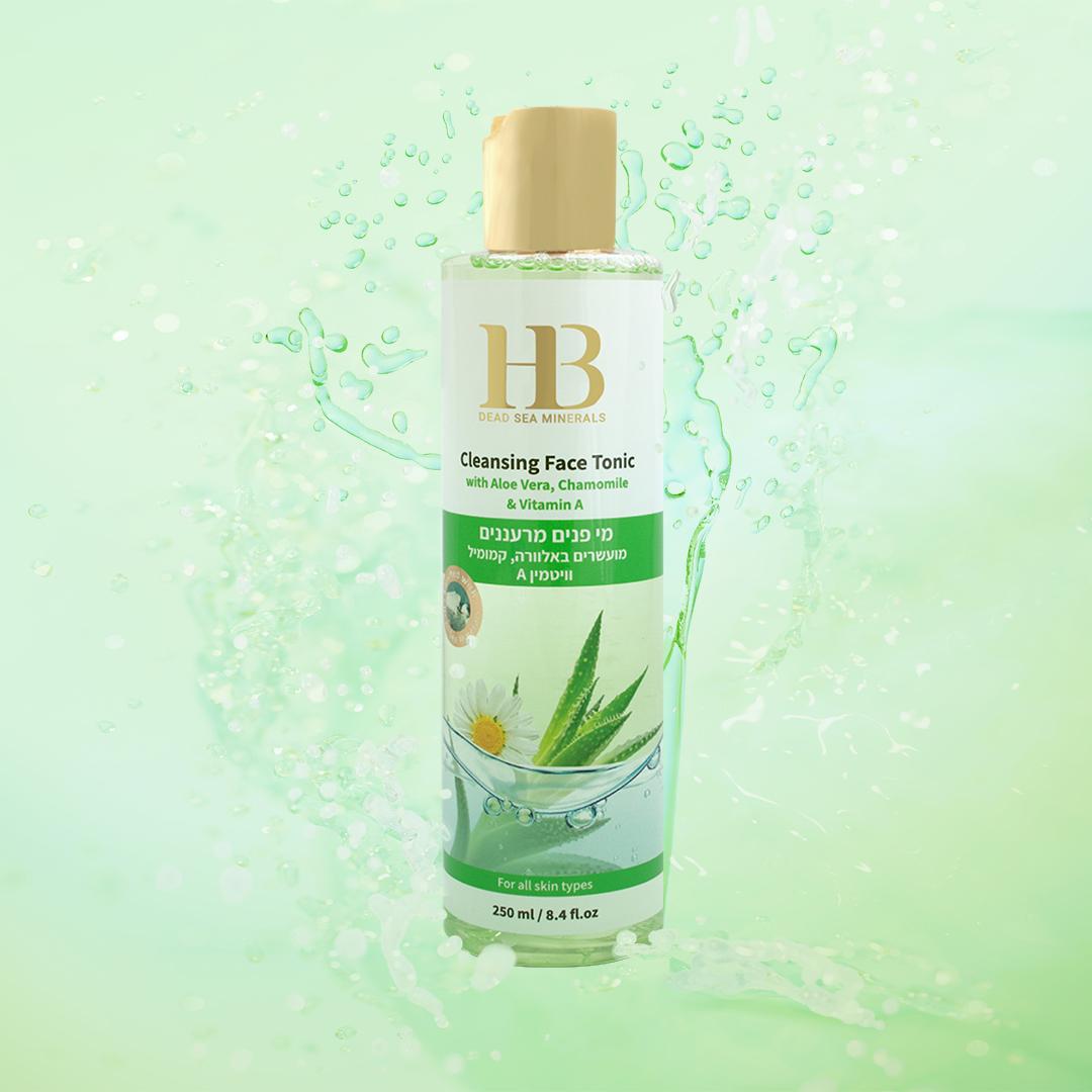 Reinigende gezichtstonic met aloë vera, kamille en vitamine A 250ml