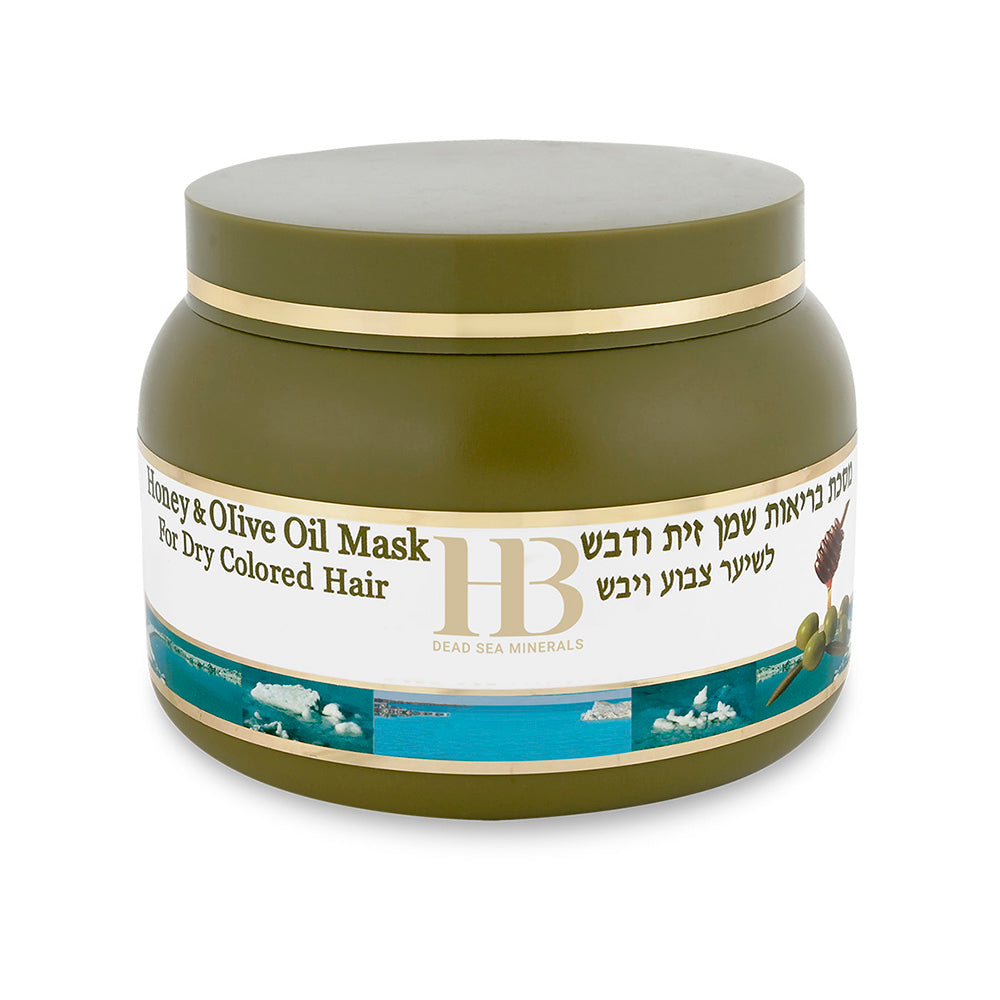 Honing en Olijf masker voor gekleurd haar 250ml