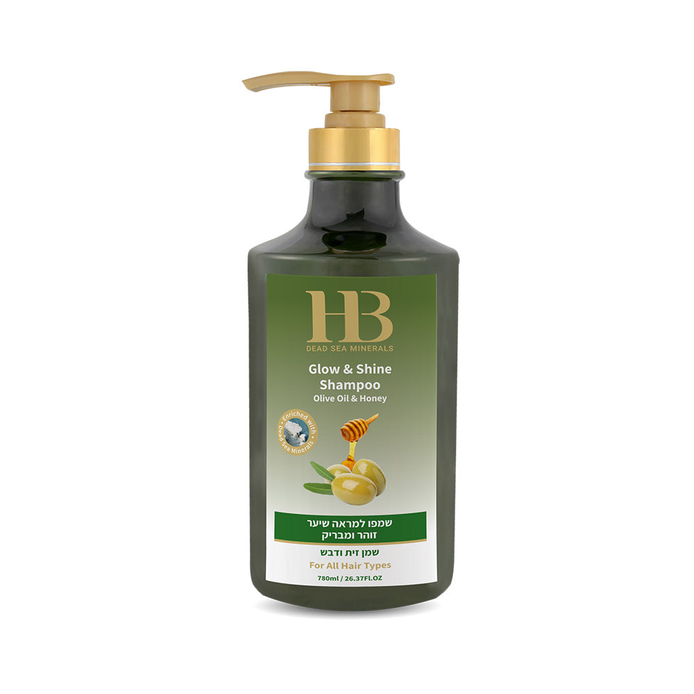 Shampoo voor sterk, stralend haar, olijf en honing 780ml