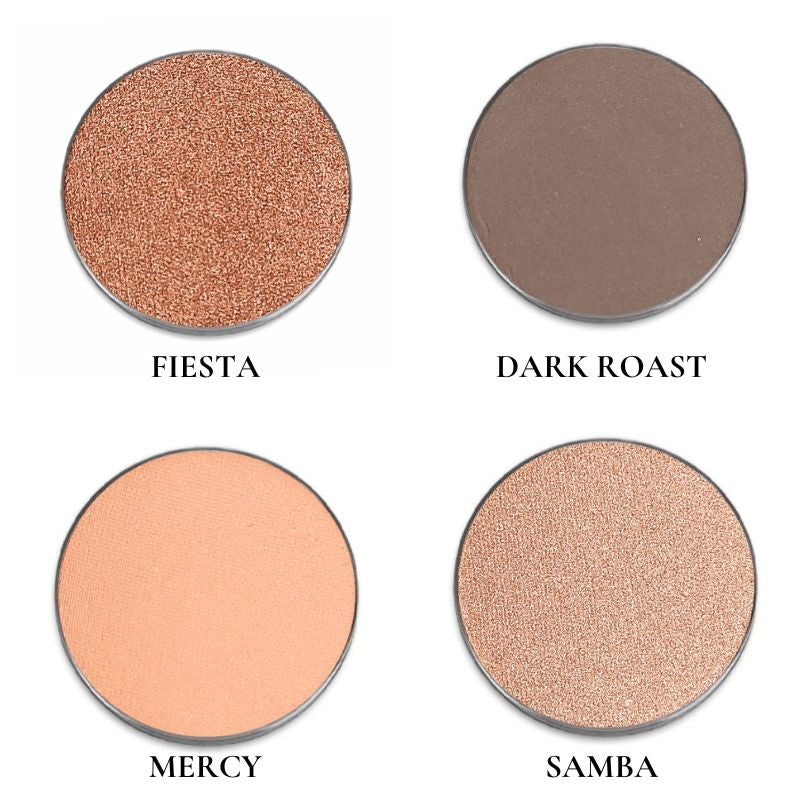 Refill compacte oogschaduw Fiesta (shimmer/glitter)