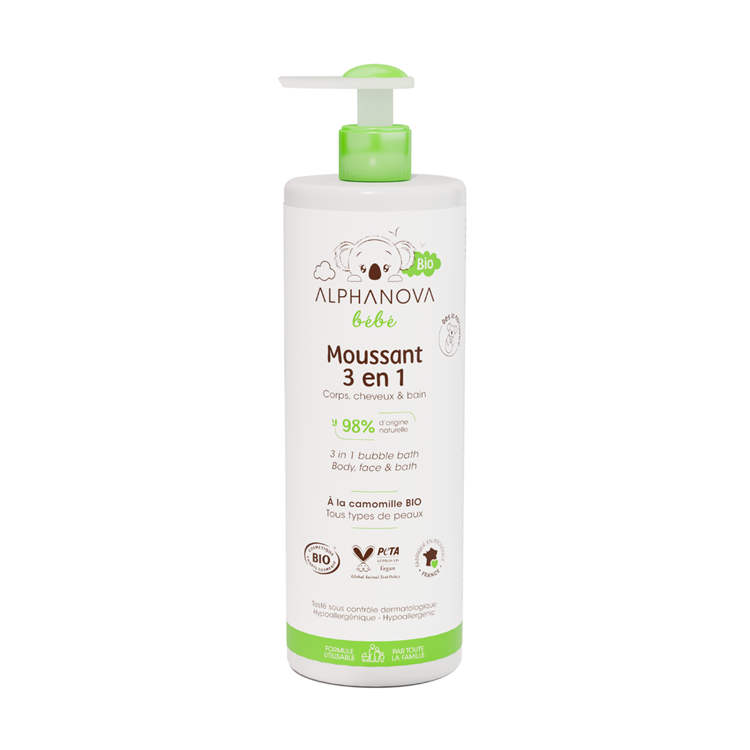 Alphanova Bebe - 3In1 Bubble Bath - 400 ml