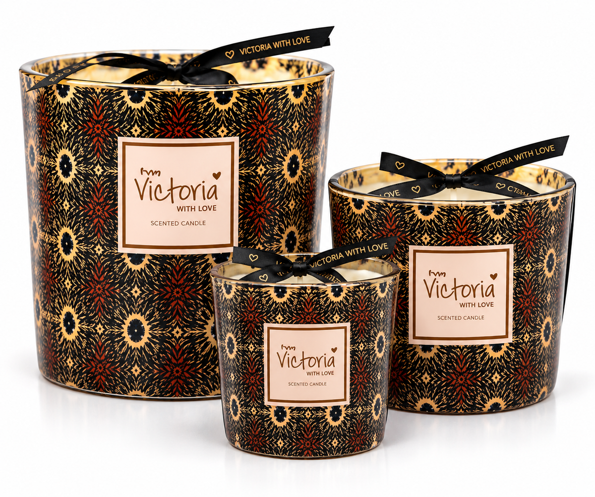Bouche Brown Scented Candle – Victoria With Love