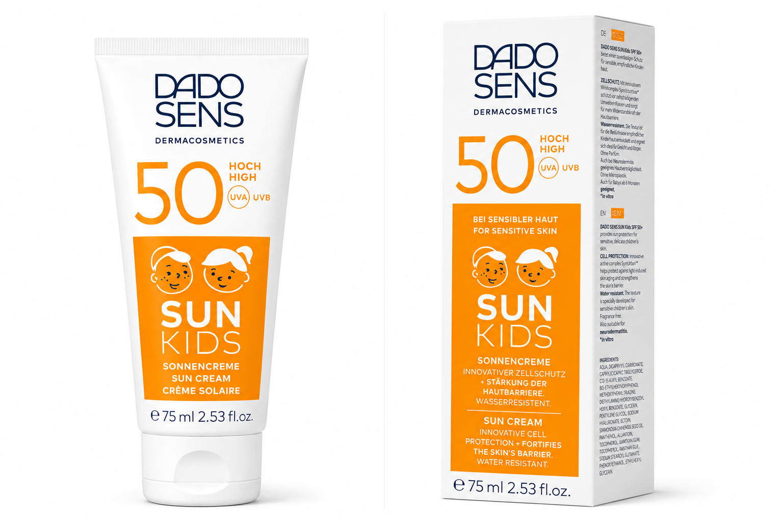 Dado Sens Zonnebrand Kids SPF 50 – Online kopen Rozemarijn