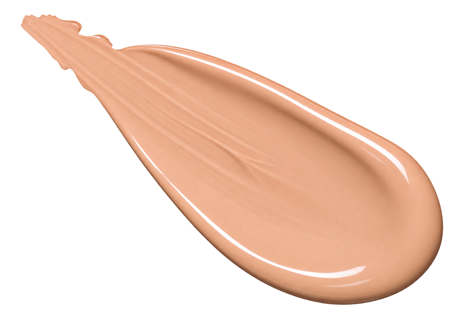 Foundation swipe Dado Sens Hyaluron Make-Up Beige textuur close-up