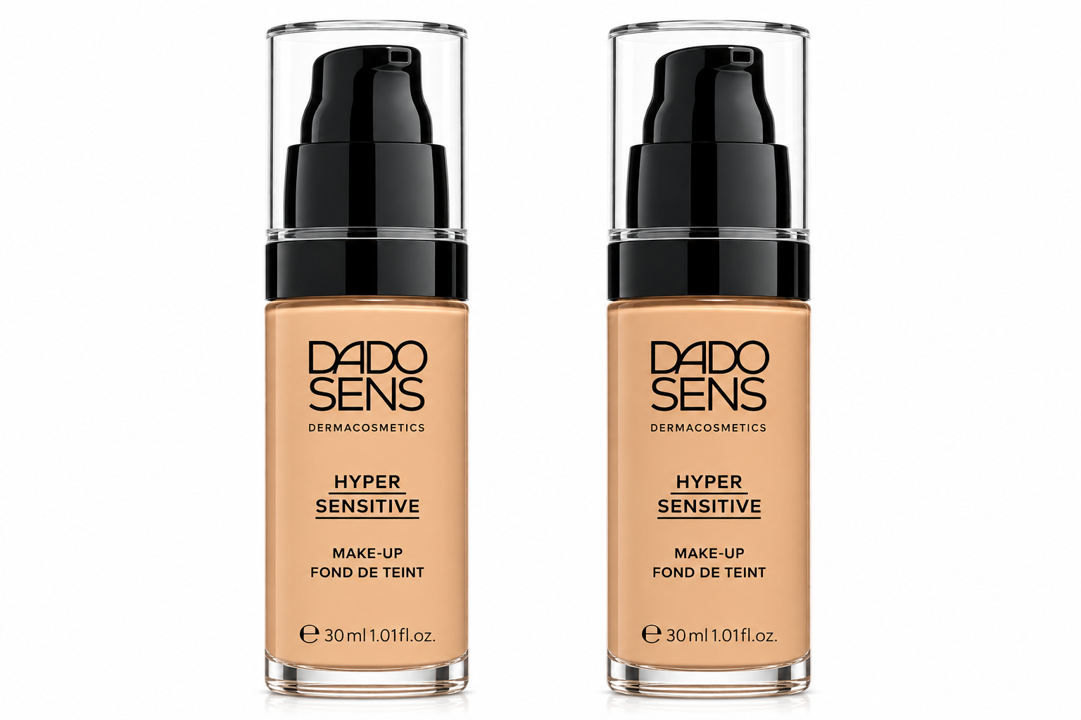 Dado Sens Hypersensitive Make-Up Hazel – flatlay sfeer