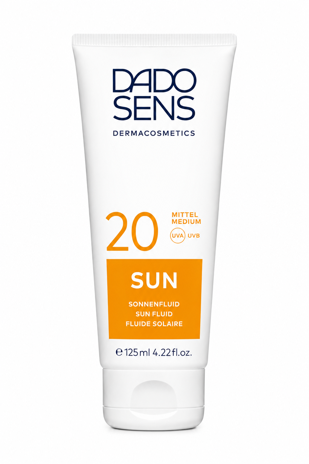 Zonnebrand voor Hem en Haar - natuurlijke igrediënten - SUN Fluid SPF 20