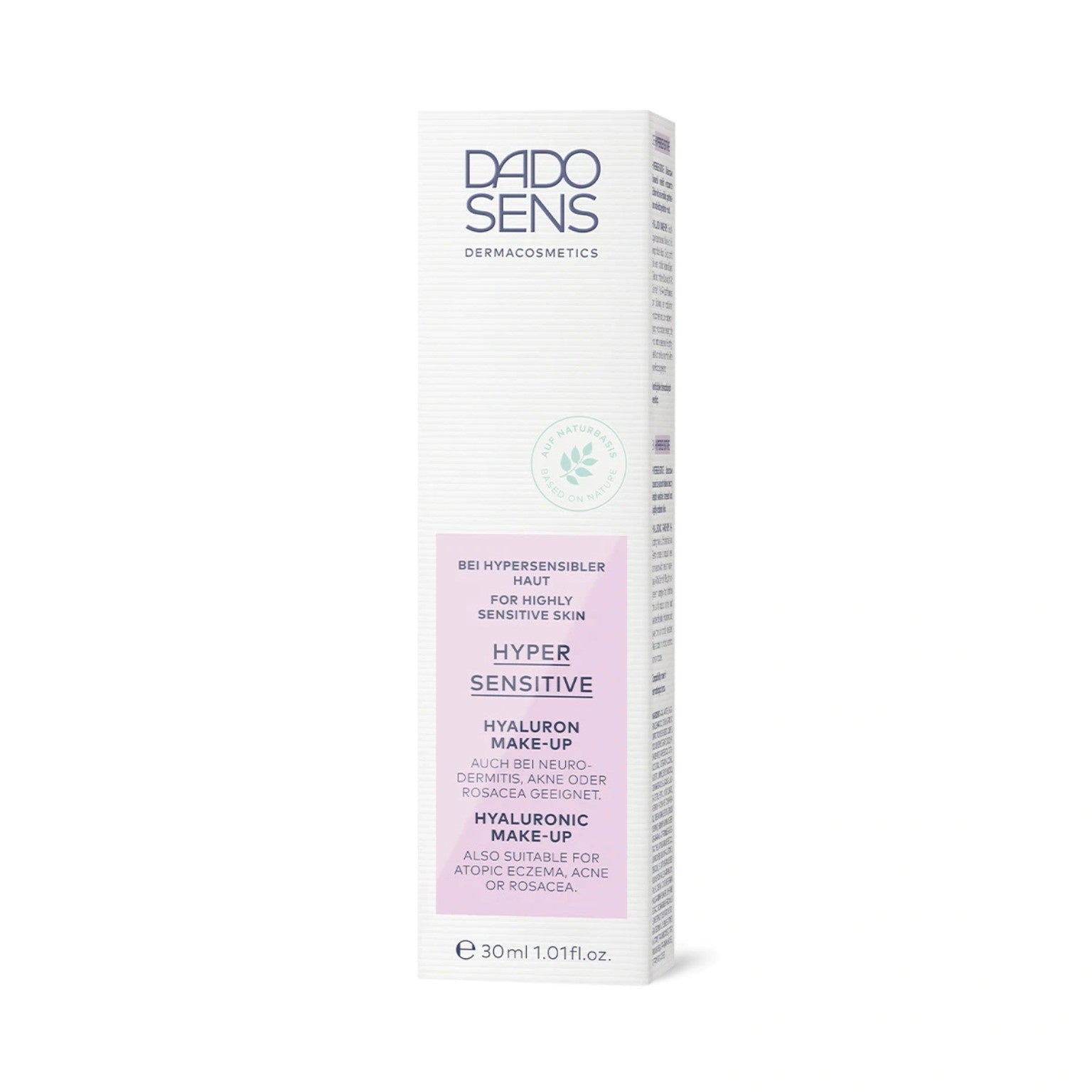 Dado Sens Hyaluron Make-Up Beige tube en doos verpakking