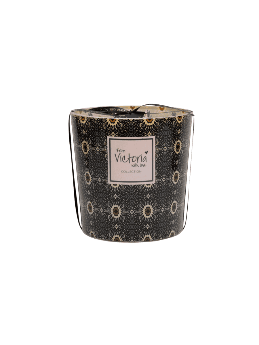 Bouche Grijs Geurkaars – Victoria With Love 19cm groot