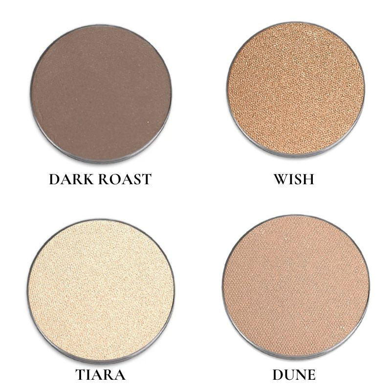 Refill compacte oogschaduw Dark roast (mat)