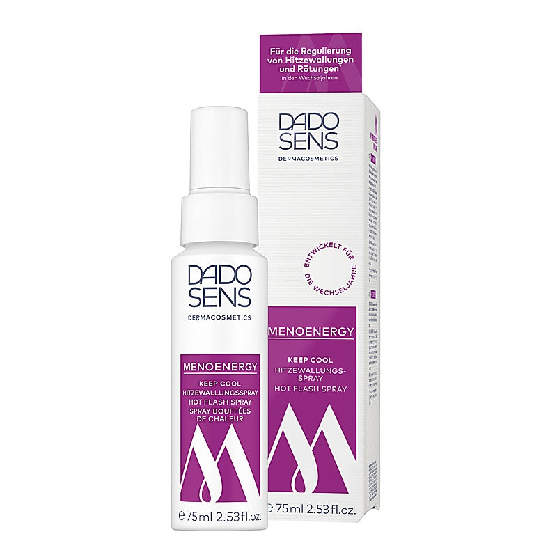 Menoenergy Keep Cool Hot Flush Spray – productdetail ingrediënten en verpakking