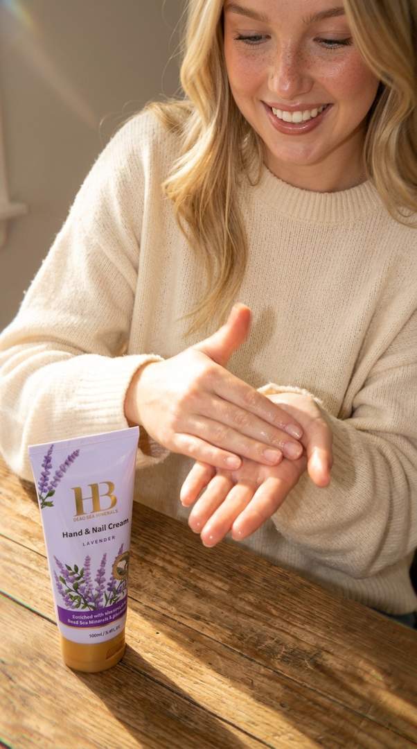 Hand & Nail Lavender Cream – Soothing & Strengthening (100ml)