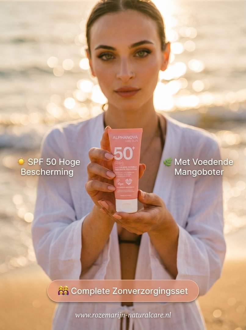 Zonnebrand voor Hem en Haar - Alphanova Daily Sun - Mon Rituel Solaire - Milk