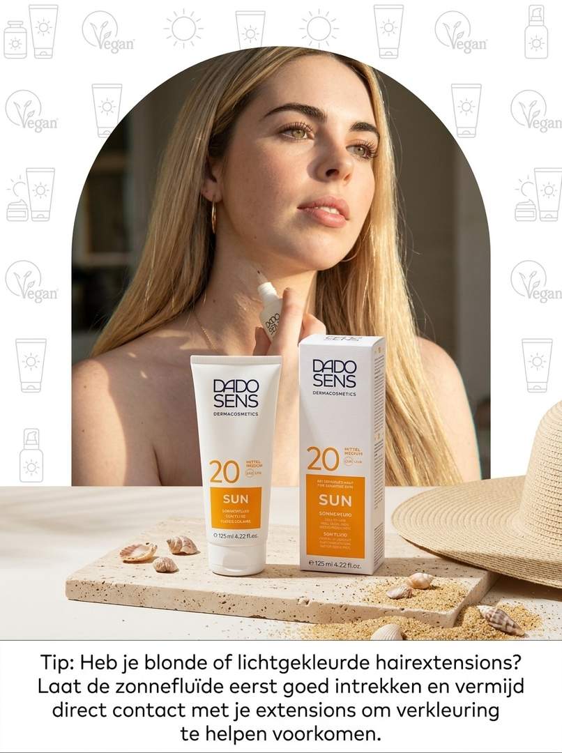 Zonnebrand Fluid SPF 20 – Dado Sens - Rozemarijn Naturalcare