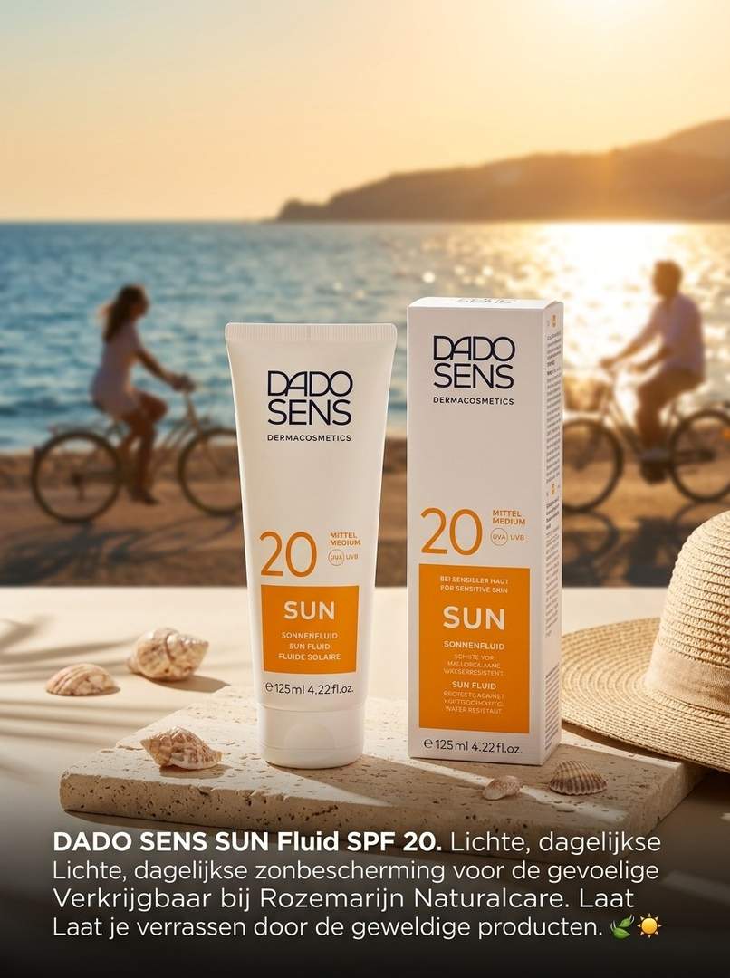 Zonnebrand Fluid SPF 20 – Dado Sens - Rozemarijn Naturalcare