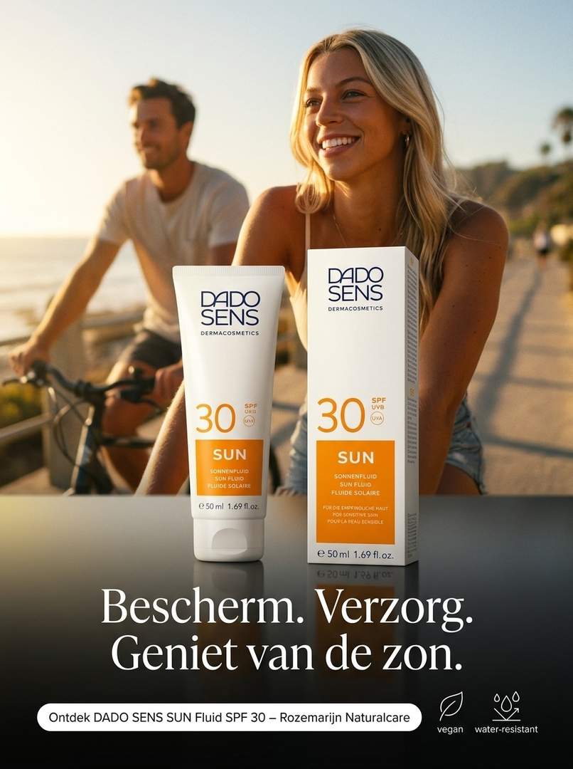 Zonnebrand Fluid SPF 30 – Dado Sens - Rozemarijn Naturalcare