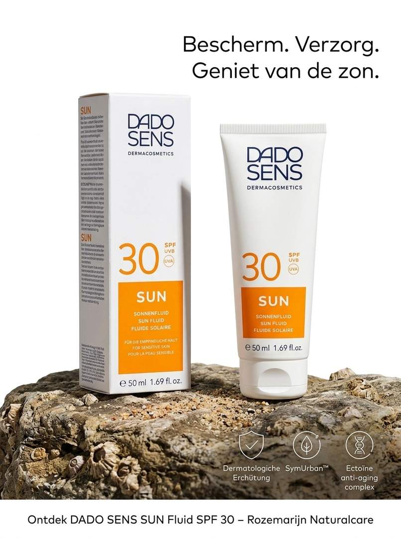 Zonnebrand Fluid SPF 30 – Dado Sens - Rozemarijn Naturalcare