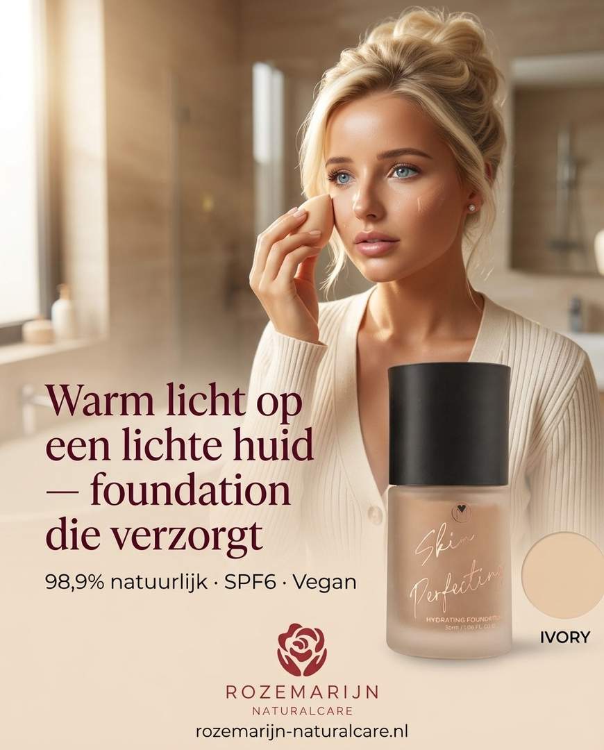 Voorfoto review Ivory Foundation – Mineralissima | Huid zonder make-up