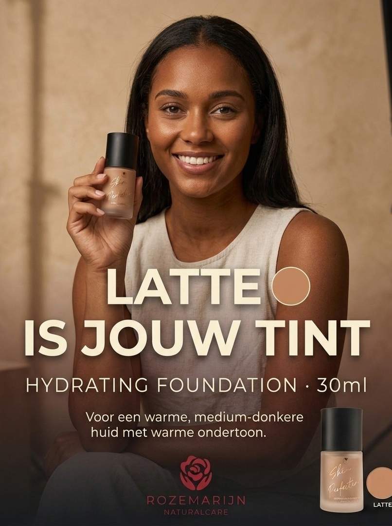 Voordelen Liquid Hydrating Foundation Latte – Mineralissima infographic