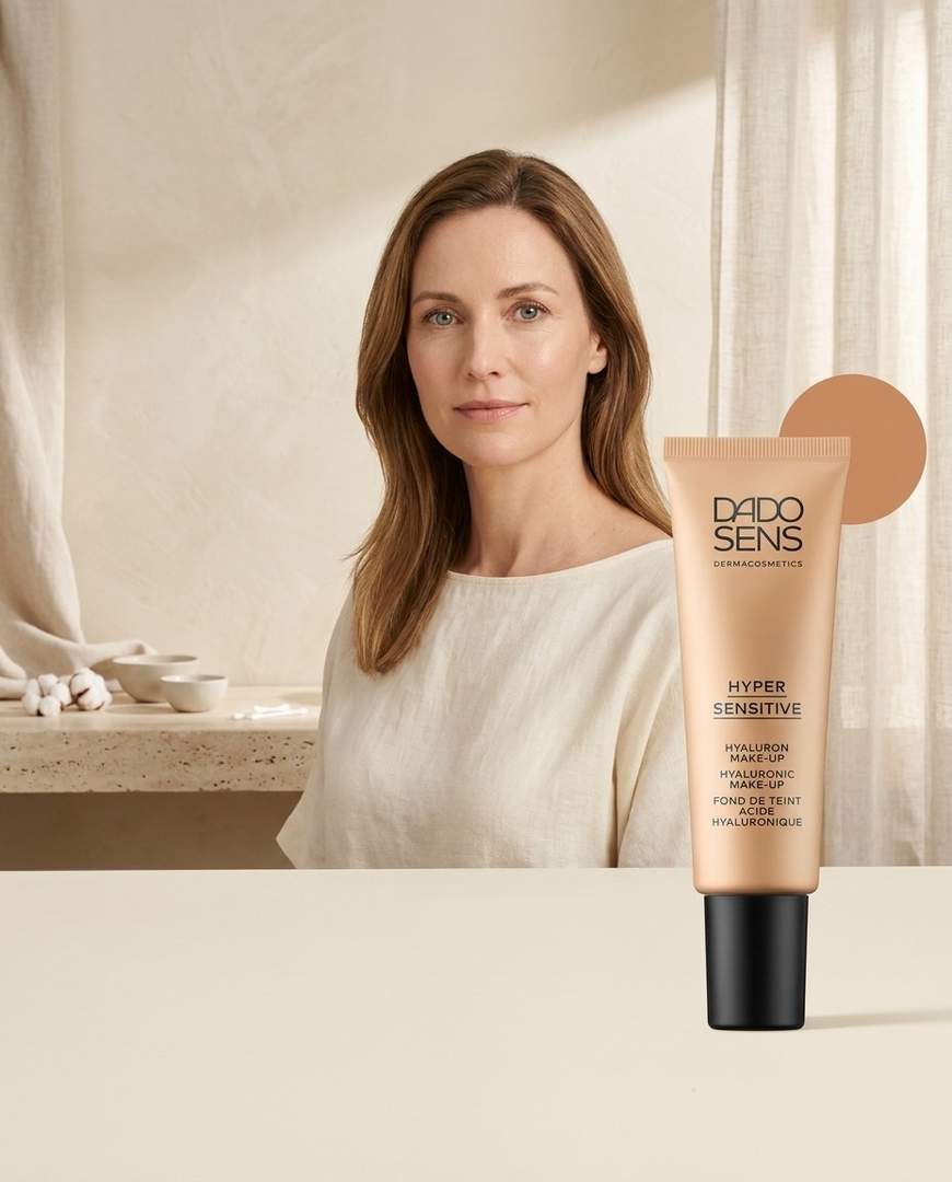 Dado Sens Hyaluron Make-Up Almond – na-foto review