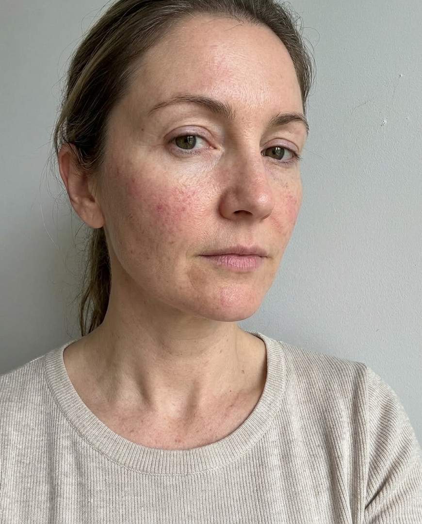 Hypersensitive Make-Up Beige – voor-foto review Hanne