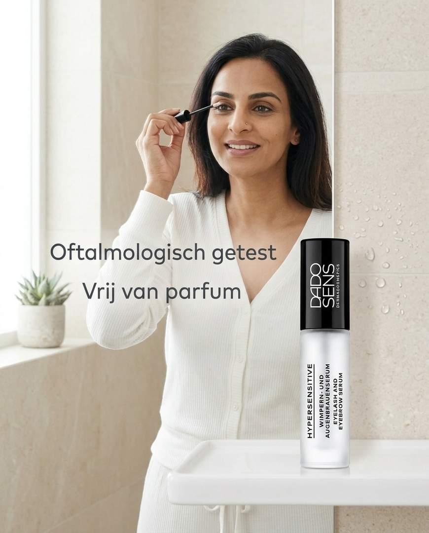 Dado Sens Hypersensitive Eyelash & Eyebrow Serum resultaat langere wimpers