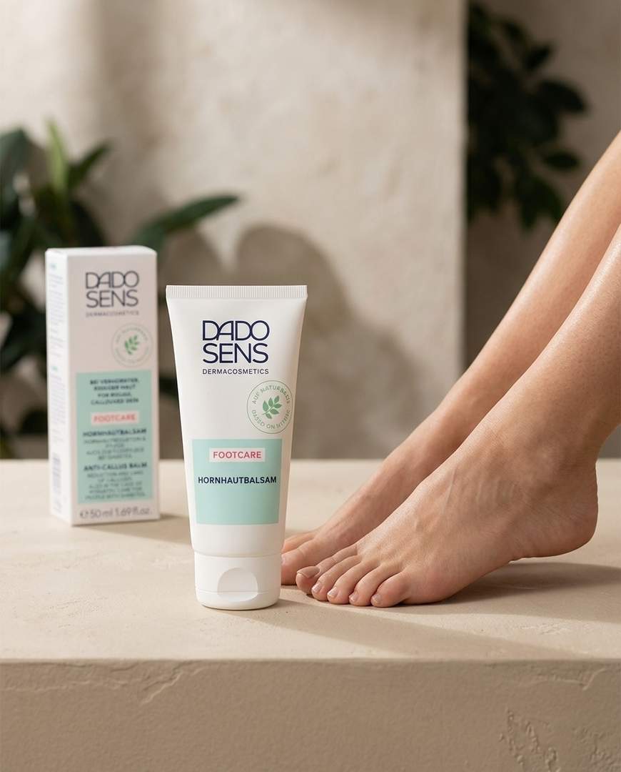 Dado Sens Footcare Eeltbalsem – gebruiksaanwijzing voor droge en eeltige voeten