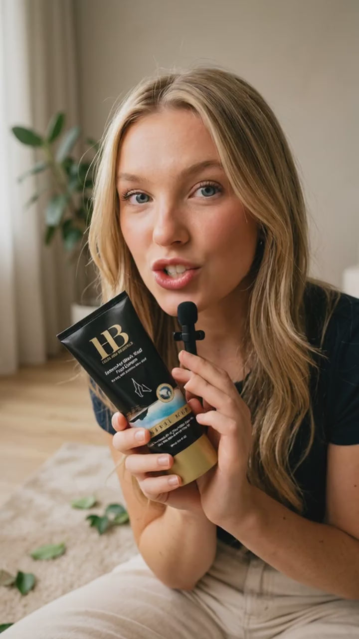 Intensieve zwarte modder voet crème 200ml