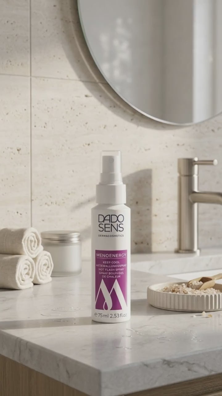 Video laden: Menoenergy Keep Cool Hot Flush Spray – Dado Sens
